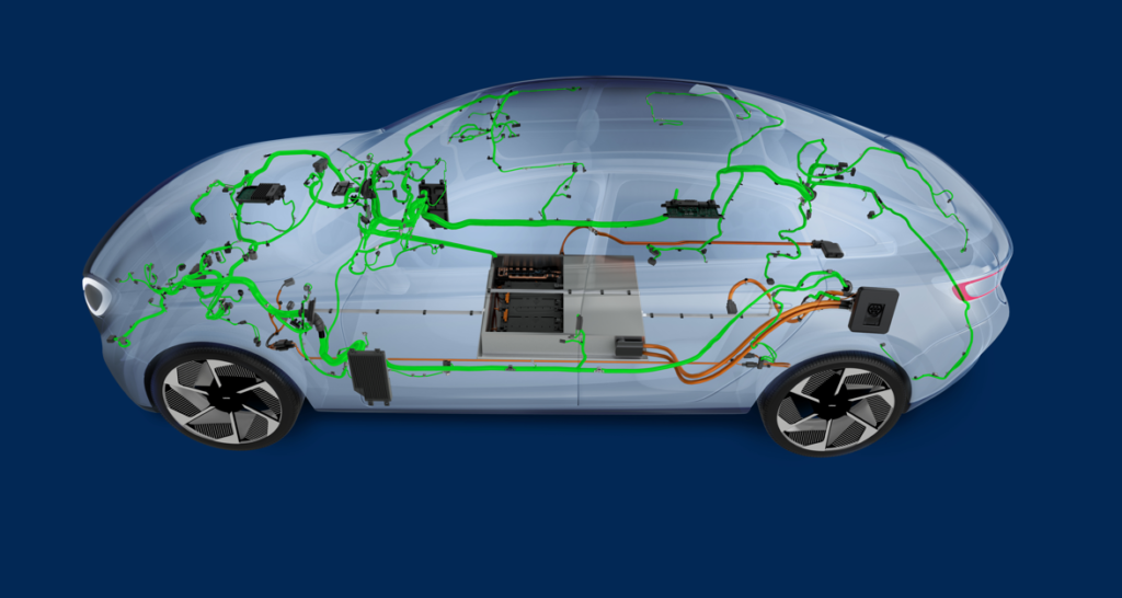 Leoni automotive cable, sustainable automotive cable, recycable auomotive cable, reduced carbon footprint