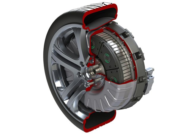 Protean pd18 in-wheel electric motor, gen 5, generation 5