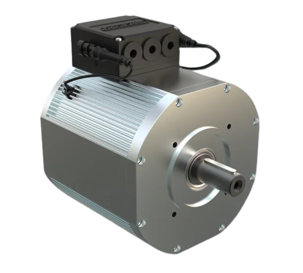 This is an image of the AMAC 200-165 electric motor manufactured by e-comer