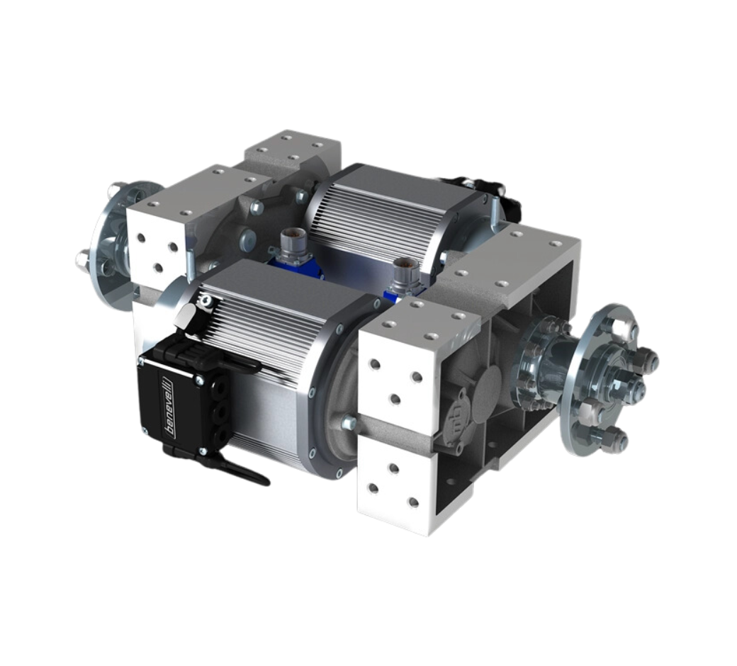 This is an image of the DD1 PLUS Wheel Hub wheel drive manufactured by e-comer