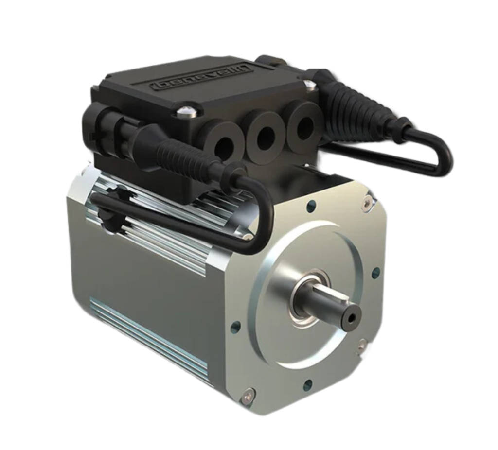 This is an image of the SMAC 077-025 electric motor manufactured by e-comer