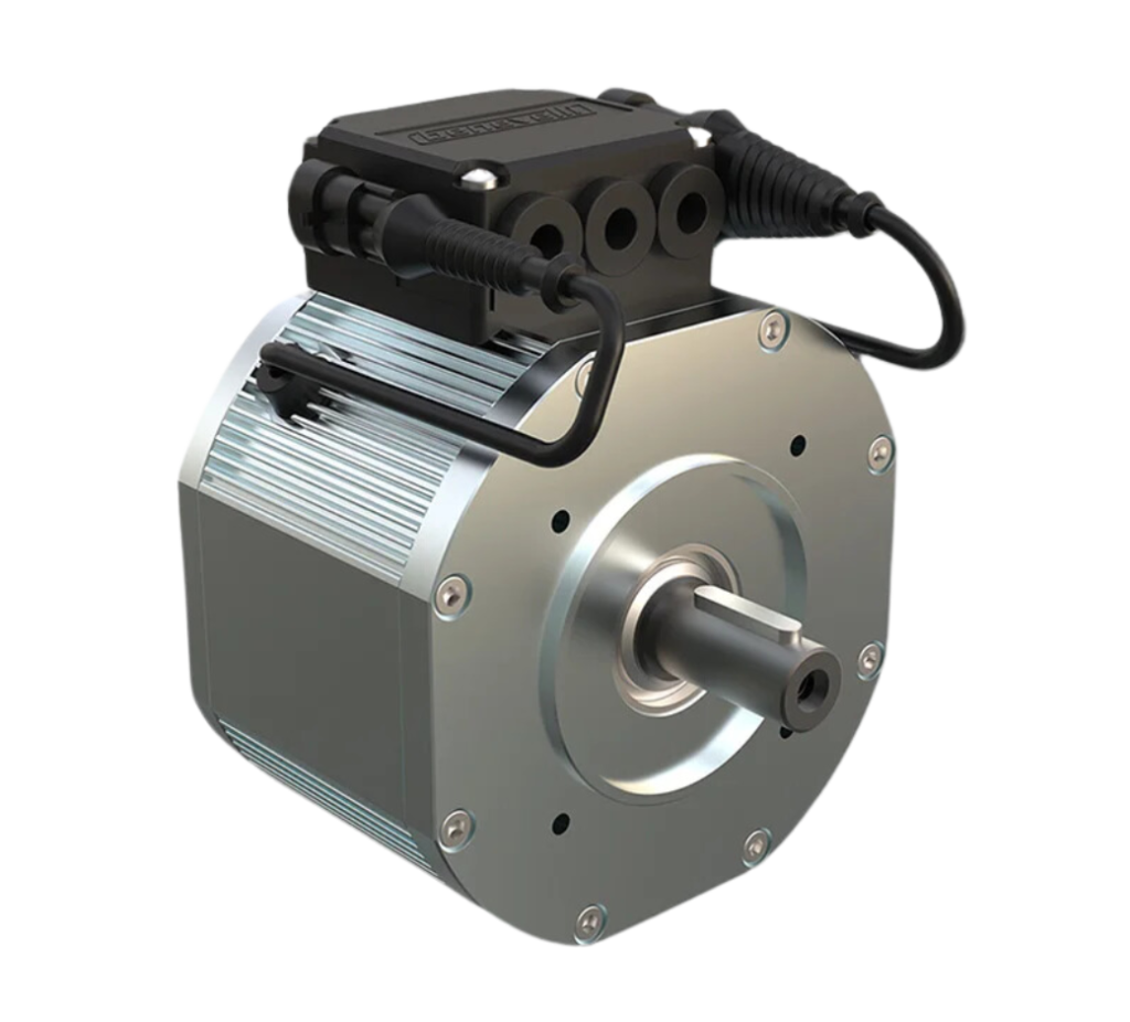 This is an image of the SMAC 132-025 electric motor manufactured by e-comer