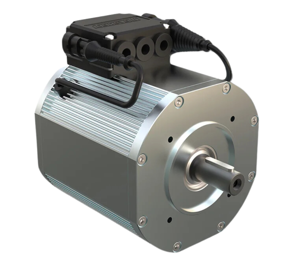 This is an image of the SMAC 132-075 electric motor manufactured by e-comer