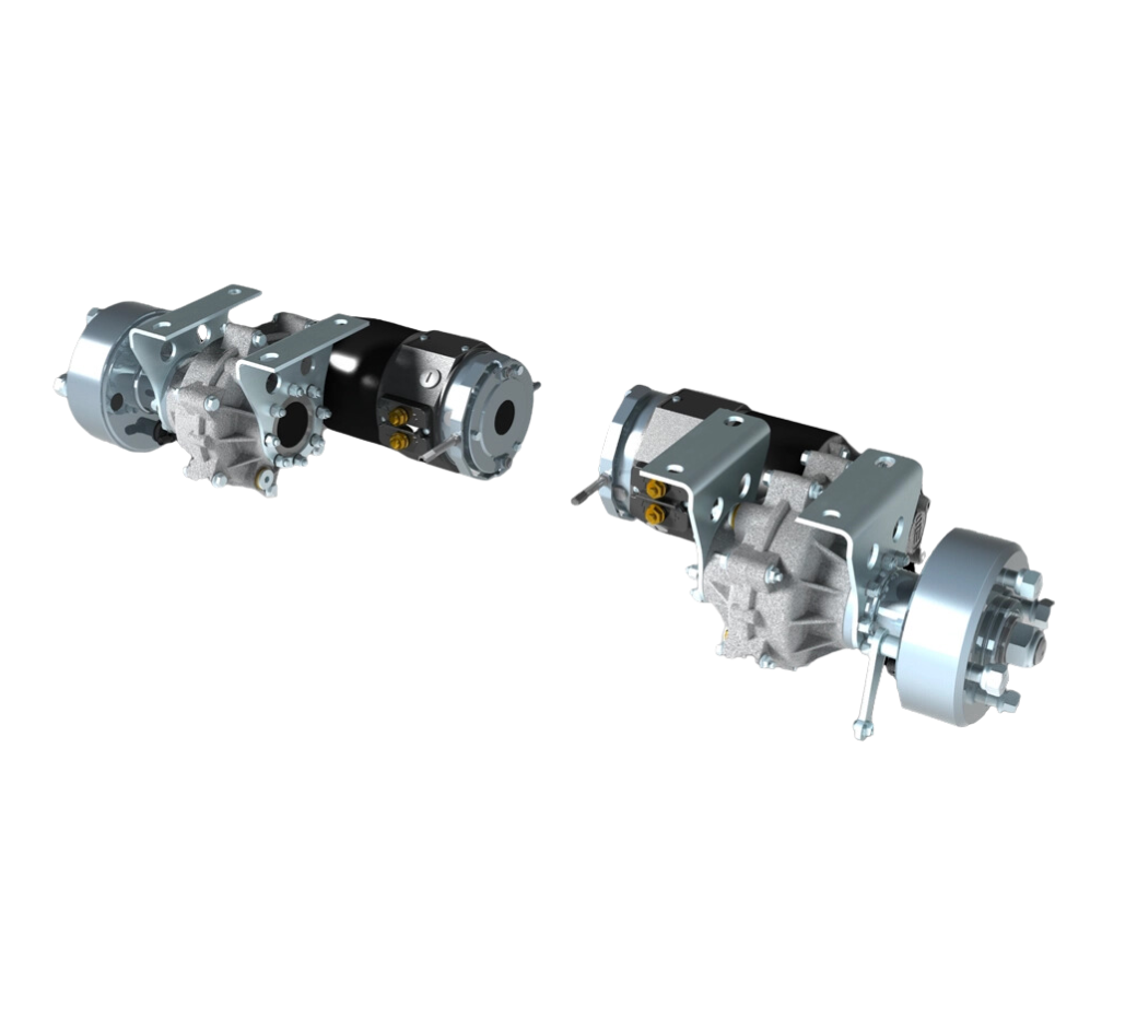 This is an image of the TR1 Drum Brake wheel drive manufactured by e-comer