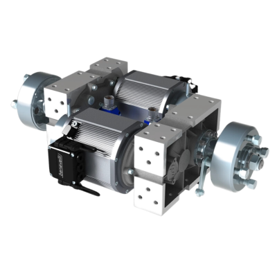 This is an image of the DD1 PLUS Brake Drum wheel drive manufactured by e-comer