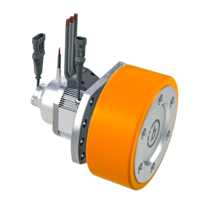 This is an image of the DD200 70Nm version electric direct wheel drive manufactured by e-comer