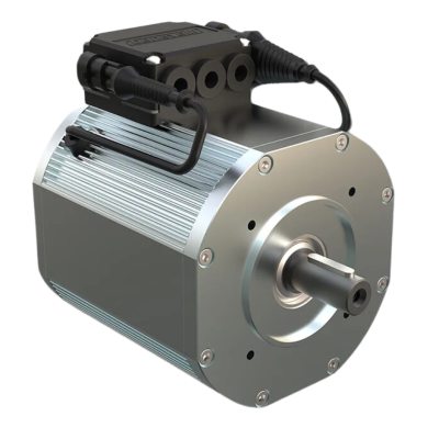This is an image of the SMAC 132-075 electric motor manufactured by e-comer