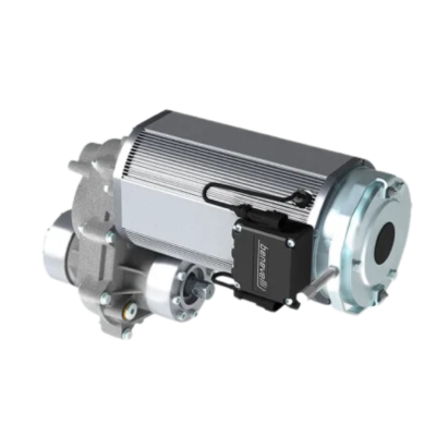 This is an image of the TX1 PLUS CVJ version electric trans-axle manufactured by e-comer