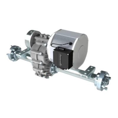 This is an image of the TX2 Wheel Hub version electric trans-axle manufactured by e-comer